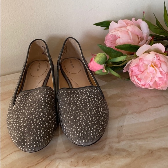 COPY - COMFY and CHIC - Embellished sparkle lands end flat shoes studded - Picture 2 of 6